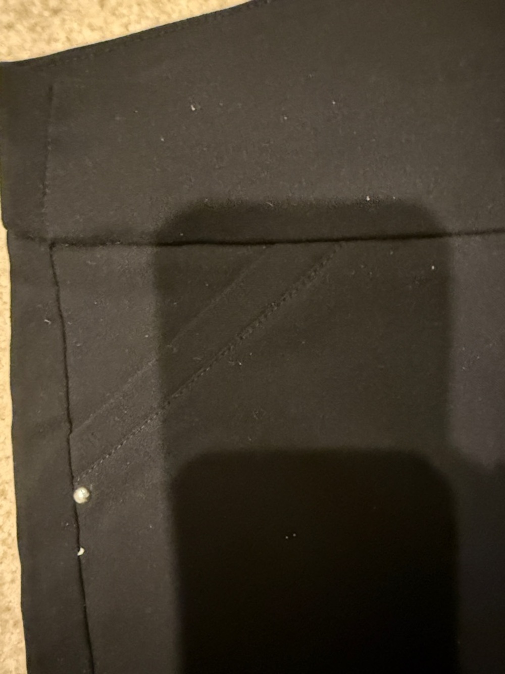 Liz Claiborne  Black Slim Pull-On Ankle Pants work sophisticated sleek sexy goth - Picture 4 of 5